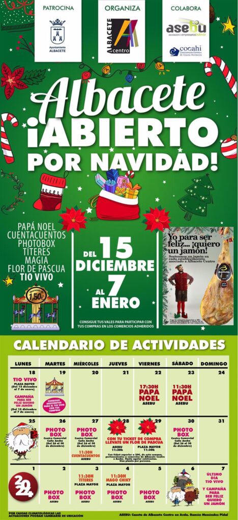 Unión Navideña en Albacete: 200 Comercios y un Majestuoso Tiovivo con Descuentos Festivos
