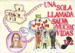 XII edición del Concurso de Dibujo Escolar del Servicio de Emergencias 1-1-2: Rompiendo récords de participación