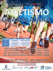 500 Niños y Jóvenes Participarán en la Inauguración del Campeonato Provincial de Atletismo en Guadalajara este Domingo