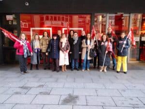 Alto seguimiento supera el 85% en la primera huelga parcial de trabajadores del sector financiero en Castilla-La Mancha