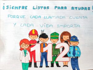 El colegio ‘Infante Don Felipe’ de Daimiel (Ciudad Real) se corona ganador de la XII edición del Concurso de Dibujo Escolar del Servicio 1-1-2
