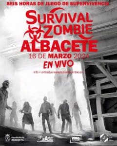 La Ciudad de Albacete se Transforma en un Terreno Postapocalíptico con la Llegada del Evento ‘Survival Zombie’ este 16 de Marzo