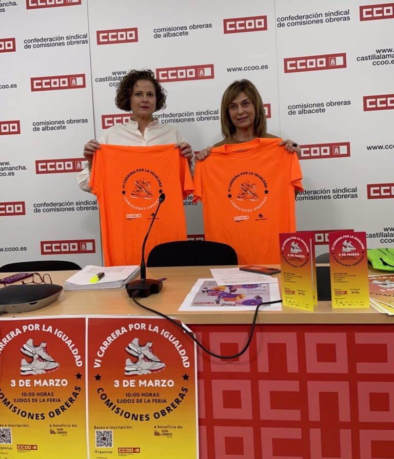 La sexta edición de la Carrera por la Igualdad se celebrará este domingo en Albacete, con la organización de CCOO