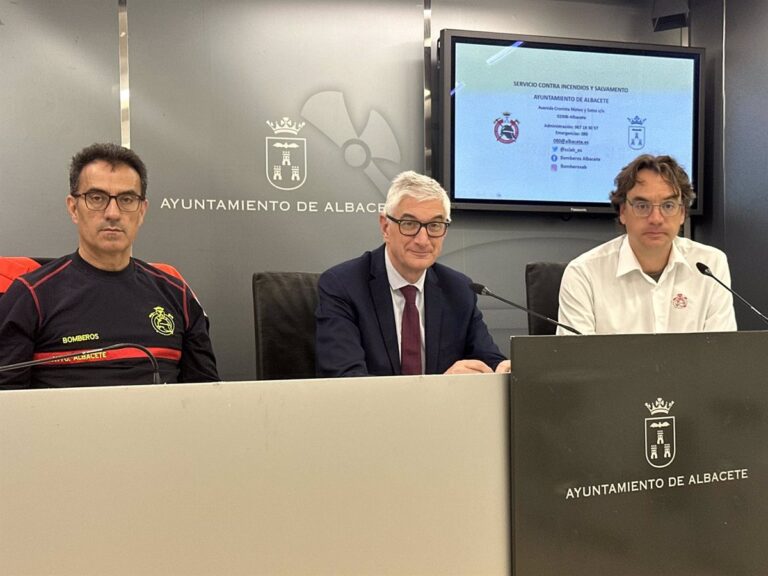 Bomberos de Albacete registran una reducción del 2% en intervenciones con 2.300 actuaciones durante el último año