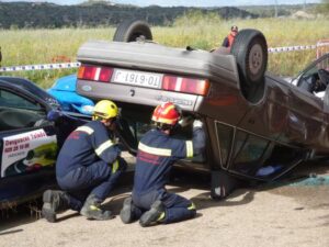 Coordinación del Servicio de Emergencias 1-1-2 en 248 accidentes de tráfico graves en Castilla-La Mancha durante el último año.