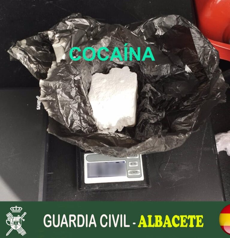 Detenido en Villatoya (Albacete) con 63 Gramos de Cocaína