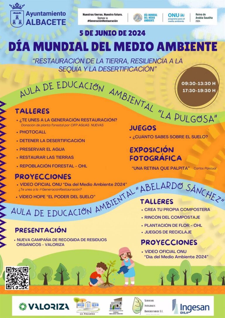 Albacete Festeja el Día Mundial del Medio Ambiente con Talleres y Juegos Educativos