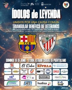 Éxito en Venta de Boletos para Torneo Triangular de Leyendas con Barcelona, Athletic y Atlético Puertollano