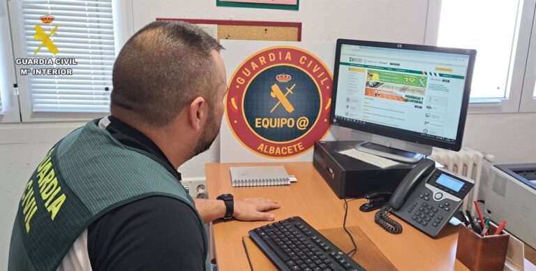 Guardia Civil de Albacete Resuelve 72 Casos de Estafa Por 200.000 Euros a Través de Mensajes de Texto