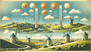 Pronóstico Meteorológico Dominical en Castilla-La Mancha: Estabilidad en Máximas y Descenso de Mínimas