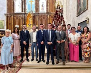 El presidente de la Diputación de Albacete se une a la celebración de las Fiestas de Mahora en honor a Nuestra Señora de Gracia y San Roque