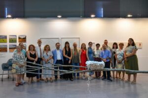 Inauguración de la X muestra mujeres en el arte en el Palacio del Infantado de Guadalajara