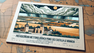 Previsión meteorológica para este domingo en Castilla-La Mancha: chubascos y tormentas probables por la tarde