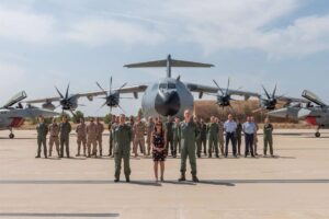 Robles resalta el «gran nivel» de los aviadores del Ala 14 de Albacete tras finalizar el ejercicio ‘Pacific Skies’ 24
