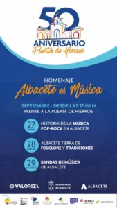 Fin de semana de música en Albacete: Pop-rock y tradiciones celebran el 50 aniversario de Puerta de Hierros