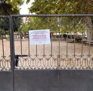 Cierran los parques de Albacete por aviso amarillo de lluvias y el Ayuntamiento recomienda precaución a los ciudadanos