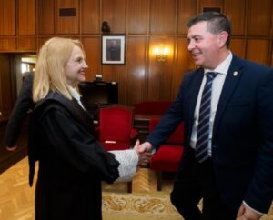 Inauguración de la Etapa de Pilar Astray en el TSJCLM con el Apoyo del Presidente y el Vicepresidente de la Diputación de Albacete