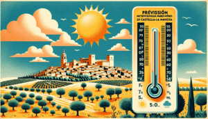 Previsión meteorológica para este lunes en Castilla-La Mancha: notable aumento de las temperaturas máximas en la región