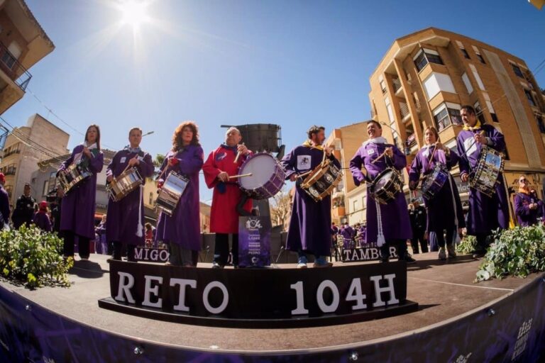 Arranca en Tobarra el reto de 104 horas tocando el tambor