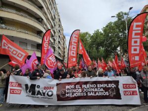 CCOO y UGT se manifiestan este jueves por el 1 de Mayo bajo el lema ‘Proteger lo conquistado, ganar futuro’