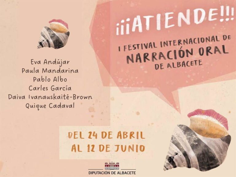 El próximo jueves comienza ‘¡¡Atiende!!’, el primer festival internacional de narración oral de la Diputación de Albacete