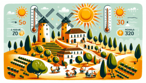 Previsión meteorológica para este lunes en Castilla-La Mancha: aumento de las temperaturas máximas