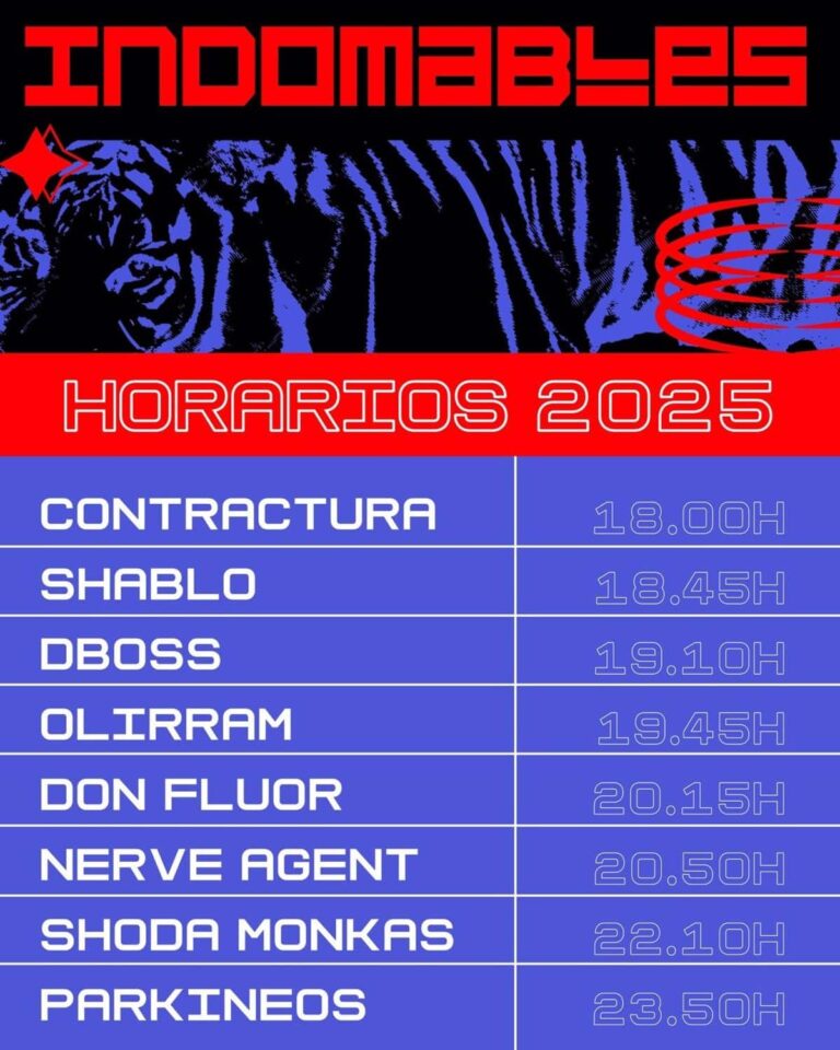 Shoda Monkas, Parkineos, Nerve Agent, Olirram, Shablo y Don Flúor en el ‘Indomables’ de Albacete este viernes