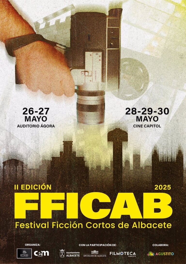 Albacete se llenará de cine con el festival de cortos ‘FFICAB’ a partir del 27 de mayo