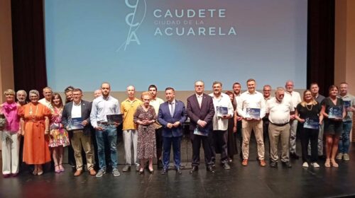 Caudete es proclamada ‘Ciudad de la Acuarela’ mientras Valera enfatiza el apoyo de la Diputación al arte