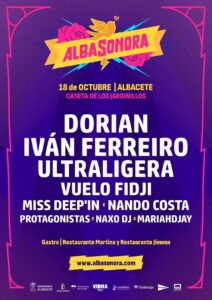 Dorian, Vuelo Fidji y Miss Deep’in brillan en el Festival Albasonora 2025 en Albacete