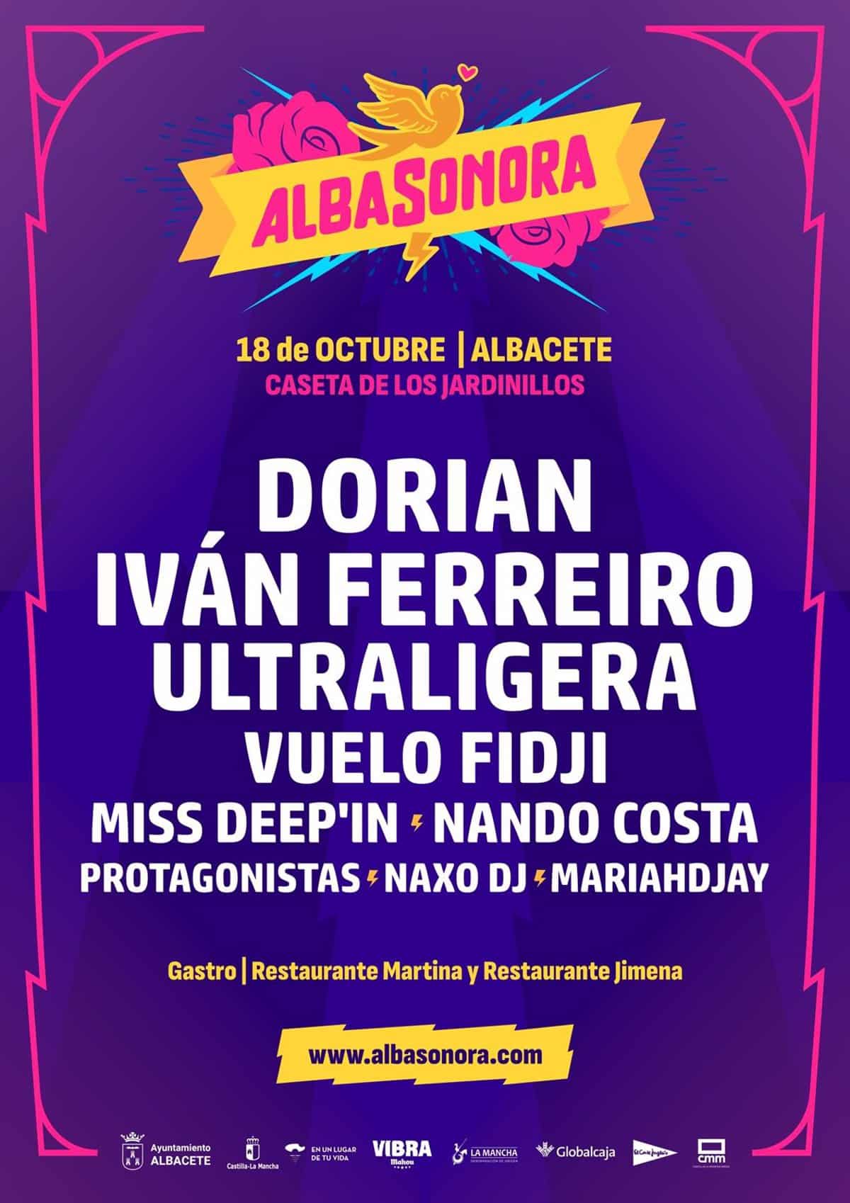 Dorian, Vuelo Fidji y Miss Deep’in brillan en el Festival Albasonora 2025 en Albacete