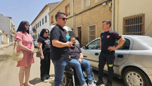La Diputación de Albacete interviene para restablecer la normalidad en La Roda después de la tormenta dominical