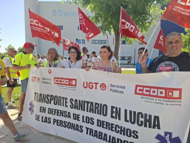 Trabajadores del Transporte Sanitario Exigen Responsabilidad a Empresas y Sescam