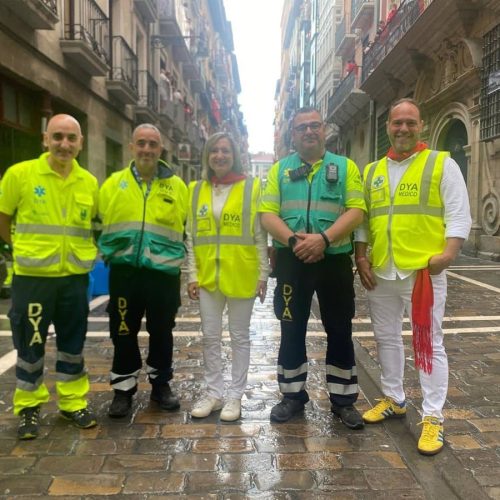 Atendido un hombre de Albacete con una contusión en la rodilla durante la sexta jornada de los Sanfermines