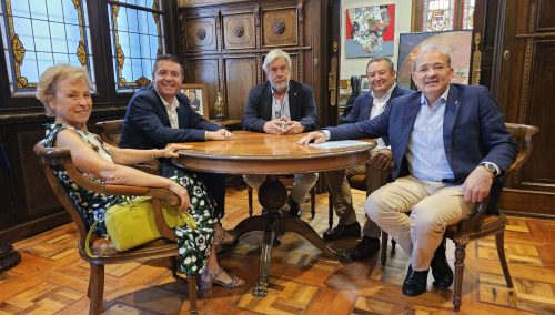 Cabañero da la bienvenida al nuevo presidente y equipo directivo del Club Rotario de Albacete