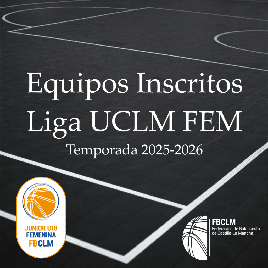 Equipos Confirmados para la Temporada 2025-2026 en la Liga U18 Autonómico Femenina de FBCLM
