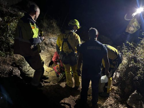 Bomberos del SEPEI de Albacete participan en la exitosa búsqueda de un espeleólogo perdido en los Chorros del Río Mundo