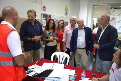 Cerca de cien personas se atendieron en el Puesto de Atención a Urgencias Sanitarias en la Feria de Albacete el sábado.