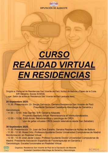 Innovación en cuidados: Curso sobre Realidad Virtual en residencias de mayores impulsado por la Diputación de Albacete desde ‘San Vicente de Paúl’