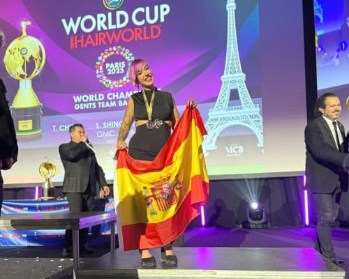 La albaceteña Inma Liñán hace historia en París con un subcampeonato mundial de peluquería