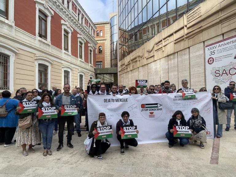 CCOO y UGT Urgen a Mantener la Presión Social para Asegurar Cumplimiento del Plan de Paz y Justicia ante Genocidio