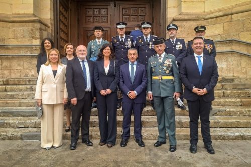 Celebración conjunta de la Diputación de Albacete y la Guardia Civil en honor a la festividad de su Patrona