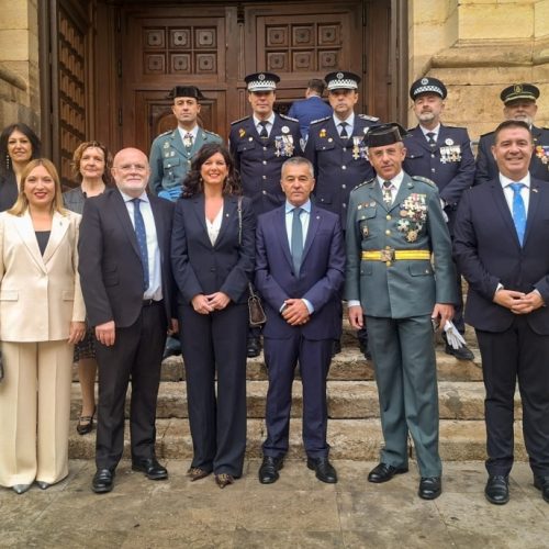 Celebración conjunta de la Diputación de Albacete y la Guardia Civil en honor a la festividad de su Patrona