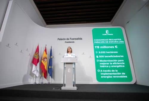 El Gobierno regional destina 1,8 millones de euros para mejorar los regadíos de la Comunidad de Regantes Príncipe de España