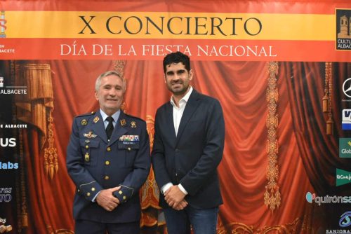 La Diputación de Albacete y la Subdelegación de Defensa celebran juntas el X Concierto de la Fiesta Nacional
