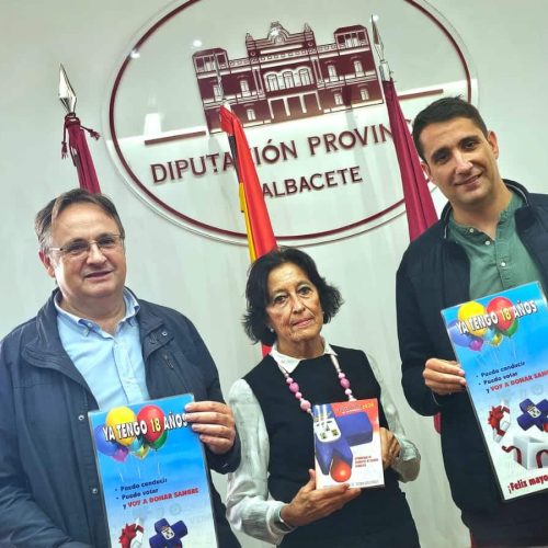 «Mayoría de Edad»: La Diputación de Albacete y la Hermandad de Donantes de Sangre incentivan a los jóvenes a donar sangre y salvar vidas