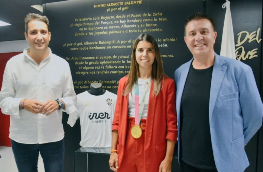 Alba Redondo recibirá la Medalla de Oro, de Honor y Gratitud de la Provincia de Albacete este viernes