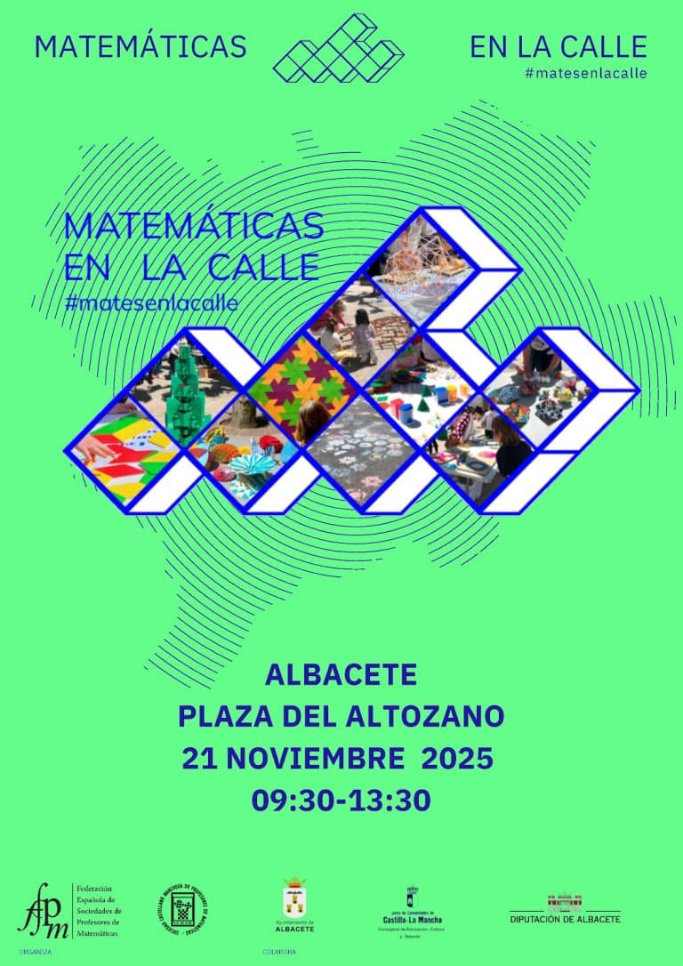 La Plaza del Altozano se llena de juegos y matemáticas el 21 de noviembre