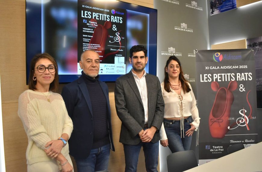 La XI Gala Solidaria de Aidiscam se Realizará el 21 de Noviembre en el Teatro de la Paz con Espectáculos Destacados y el Apoyo de la Diputación de Albacete