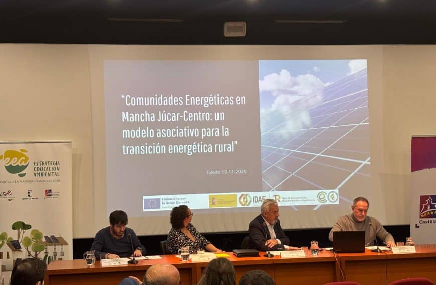 Mancha Júcar-Centro presenta en Toledo su modelo de comunidades energéticas y reclama mayor implicación municipal